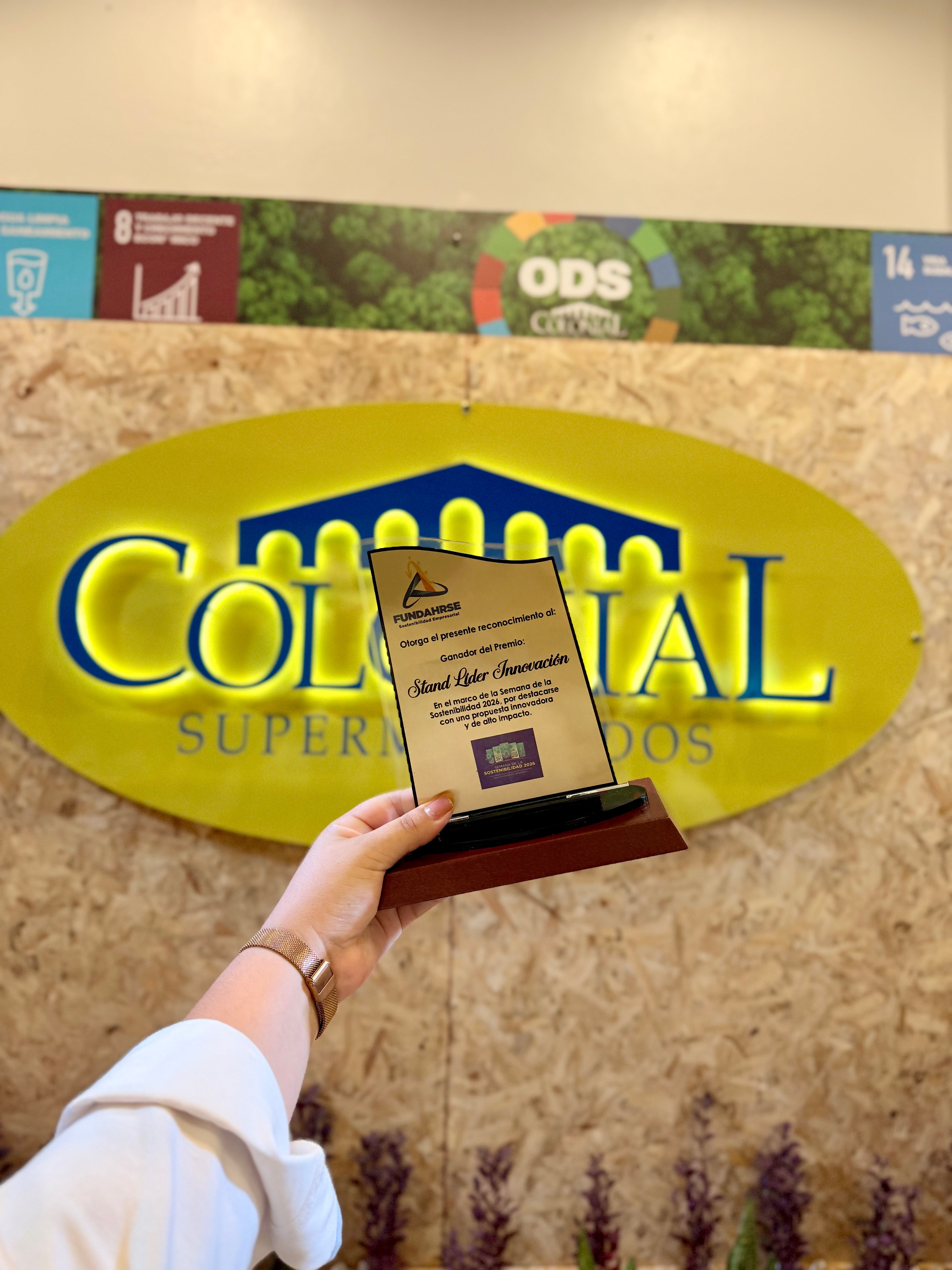 Supper Colonial Supermercados Colonial recibe reconocimiento en la Semana de la Sosten ...