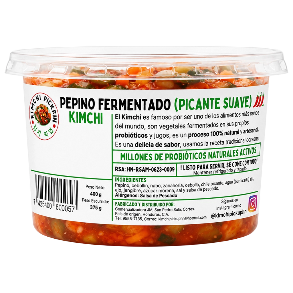 KIMCHI Pepino FermentaPicant 400g
