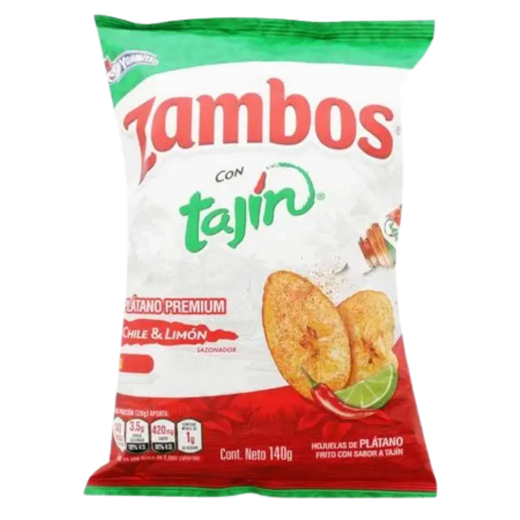 ZAMBOS Platano Tajin 140gr