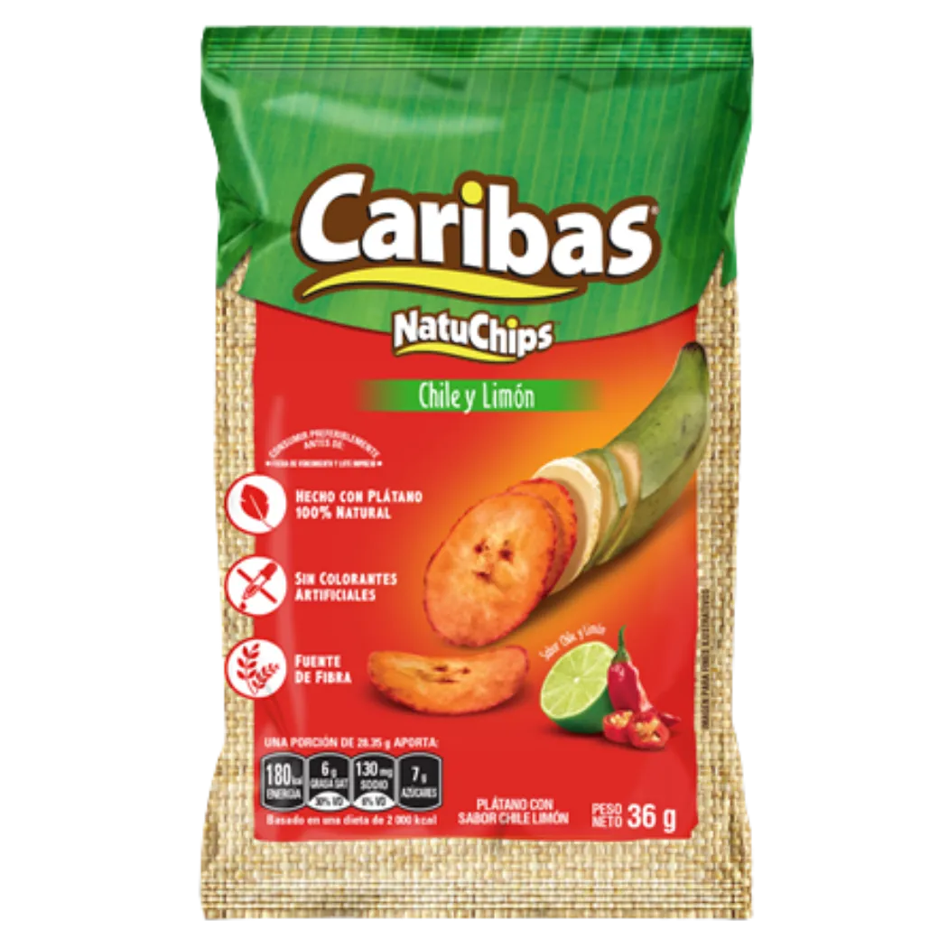 NATUCHIPS Chile Limon 110G