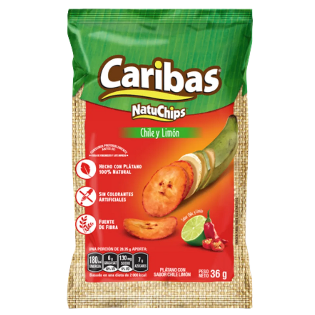 NATUCHIPS Chile Limon 110G