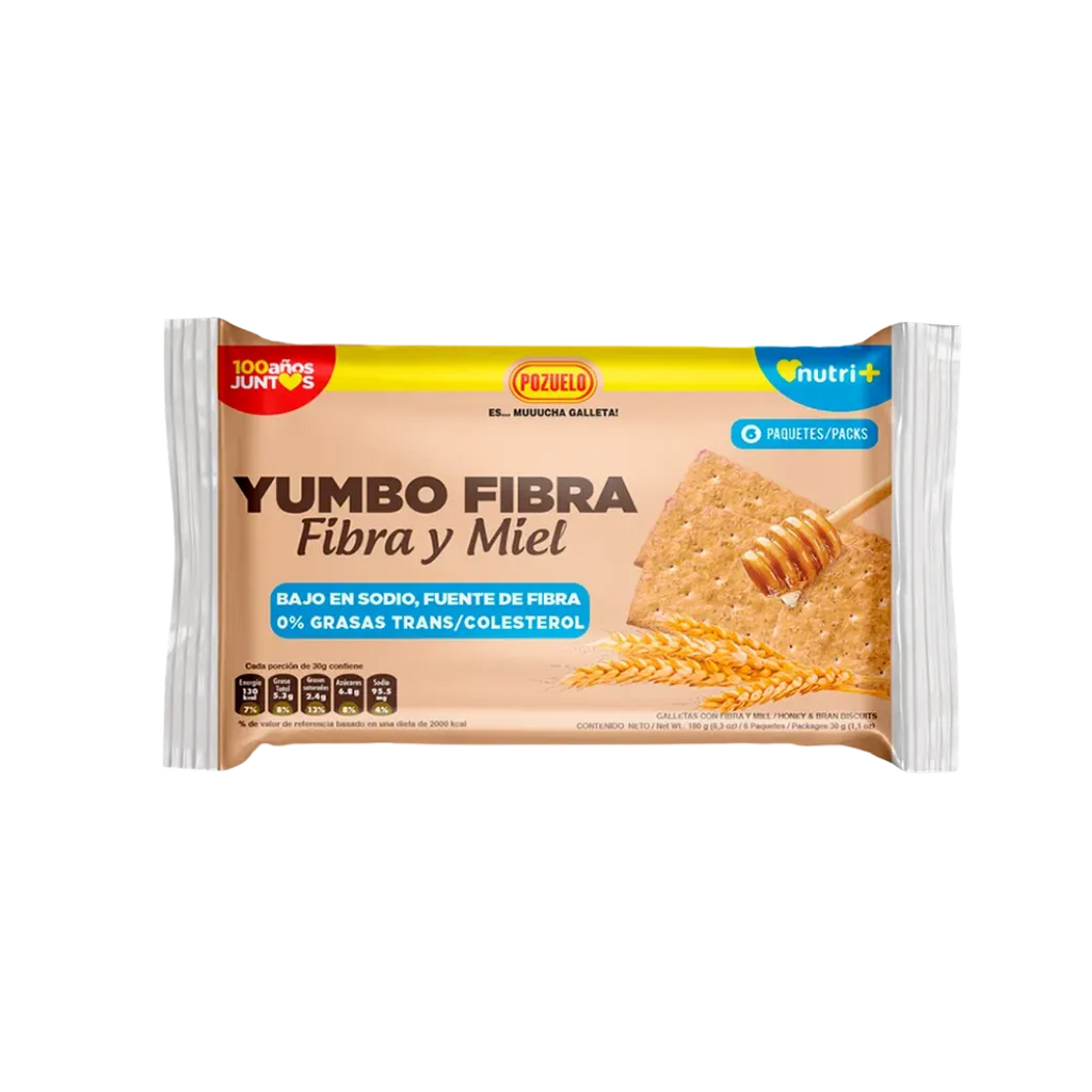 POZUELO Galleta FibraMiel 180g