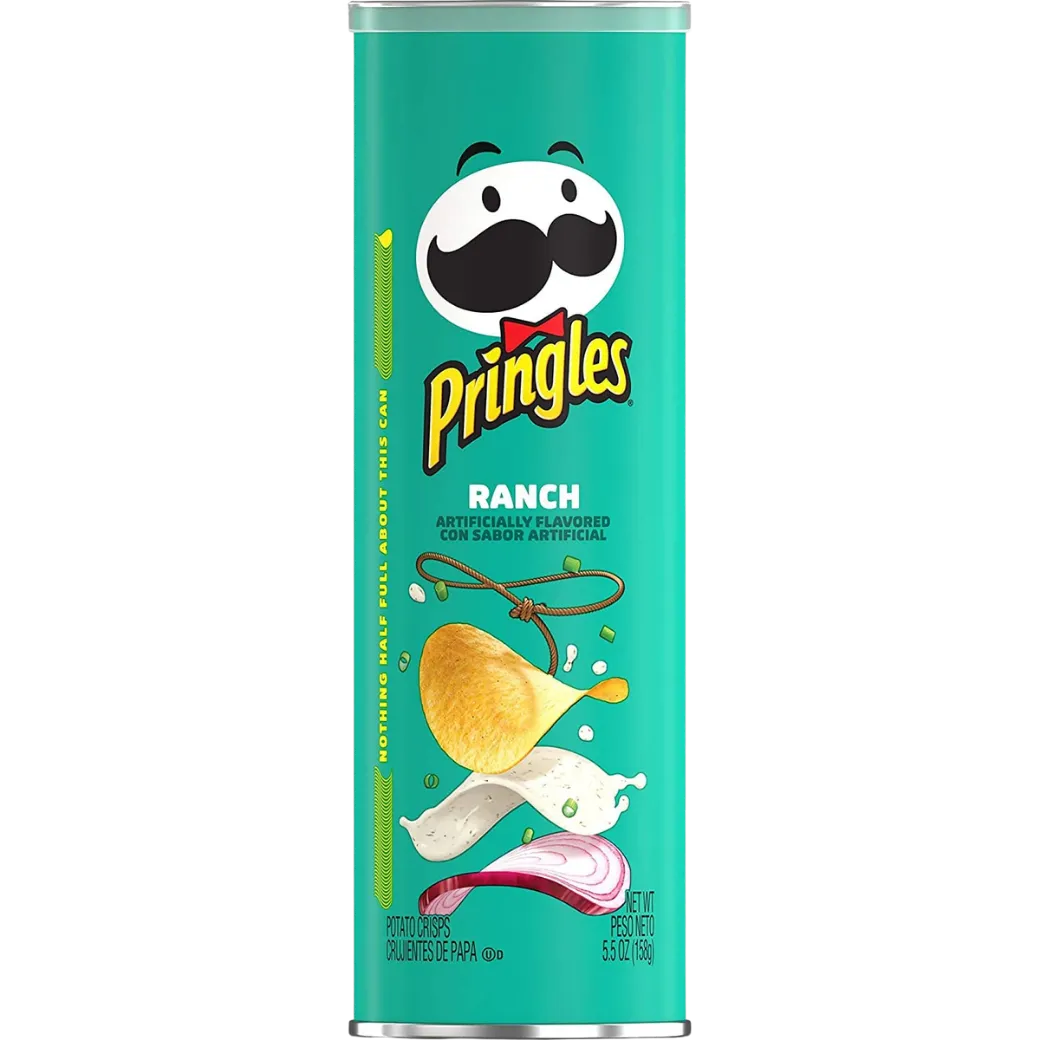 Pringles Ranch Crisps 158Grs