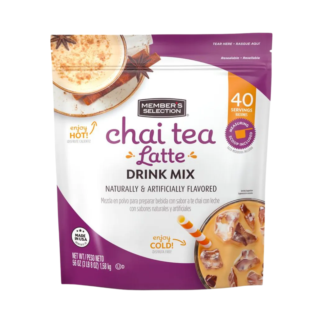 MEMBERS Chai Latte DrinkMix 56oz