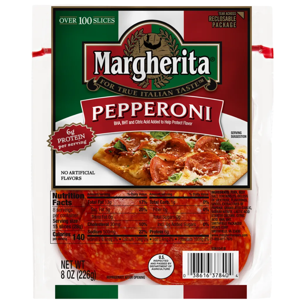 MARGHERITA Pepperoni Slice 8oz