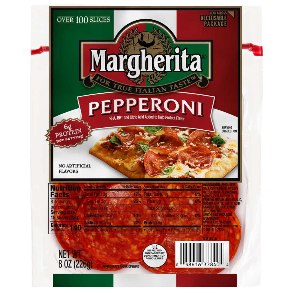 MARGHERITA Pepperoni Slice 8oz