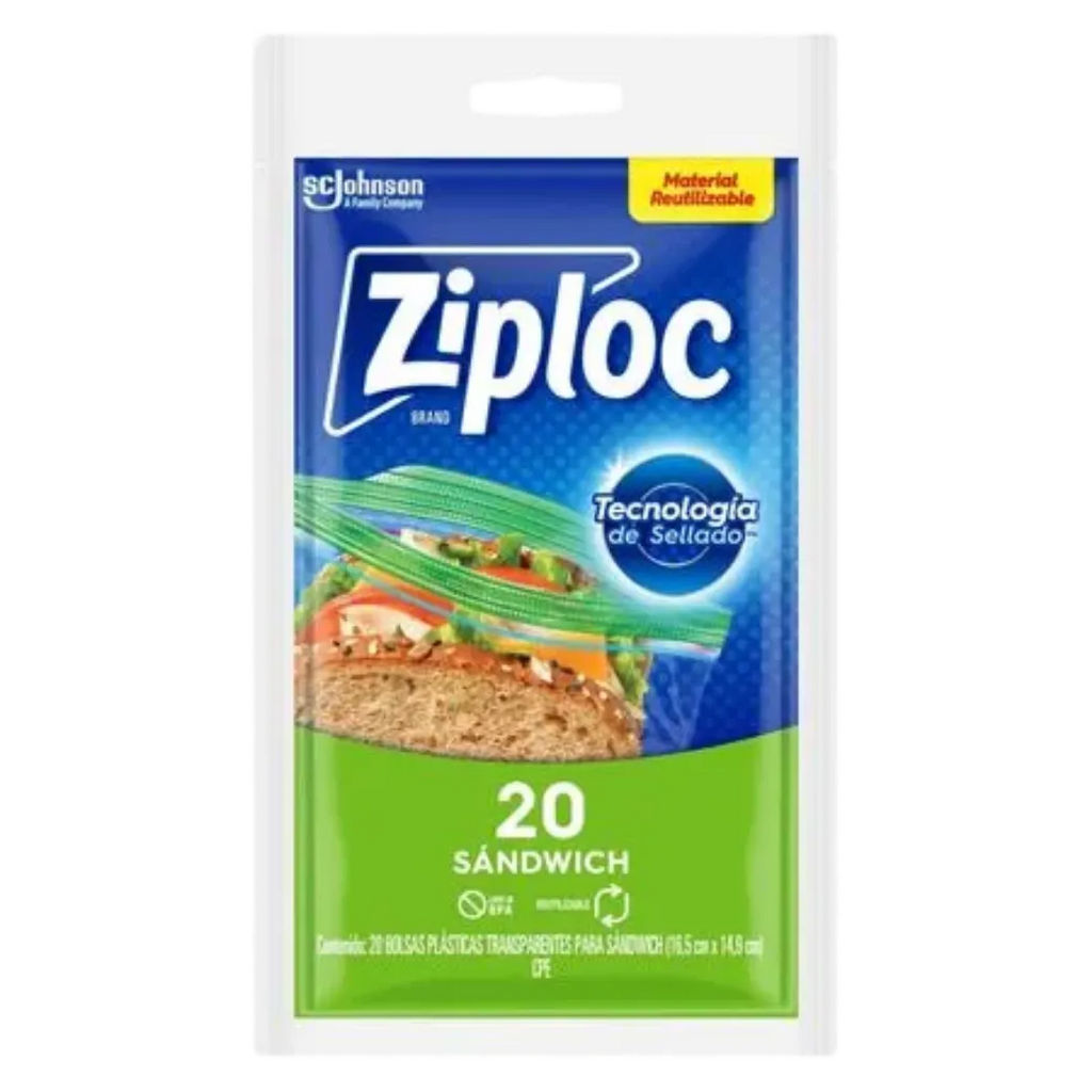 ZIPLOC SandwichEconoPack20Und