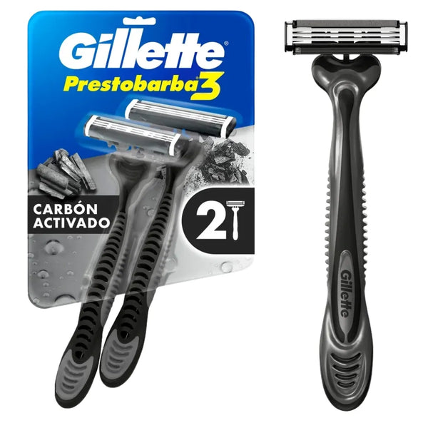Gillette Prestobarba3 Carbon 2und