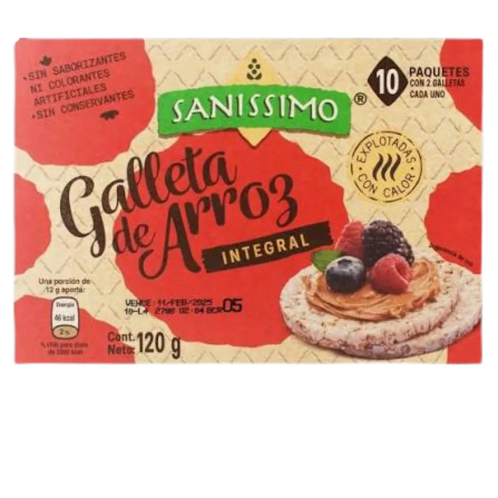 SANISSIMO Galleta Integral 120g