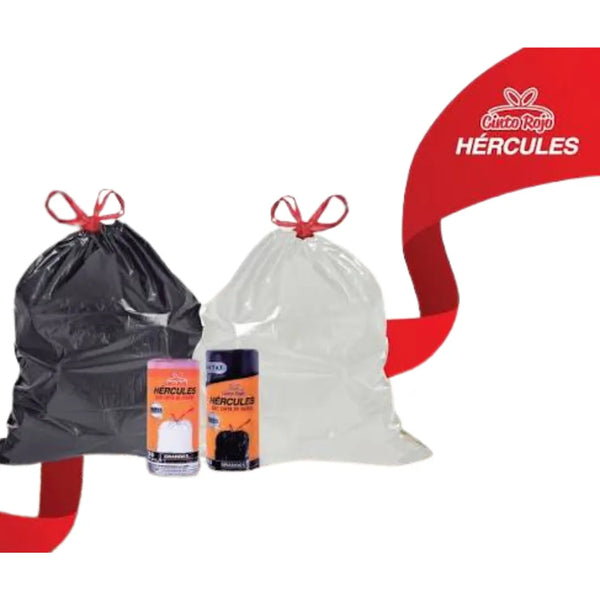 Hércules Bolsa NegraCintRojo 50un