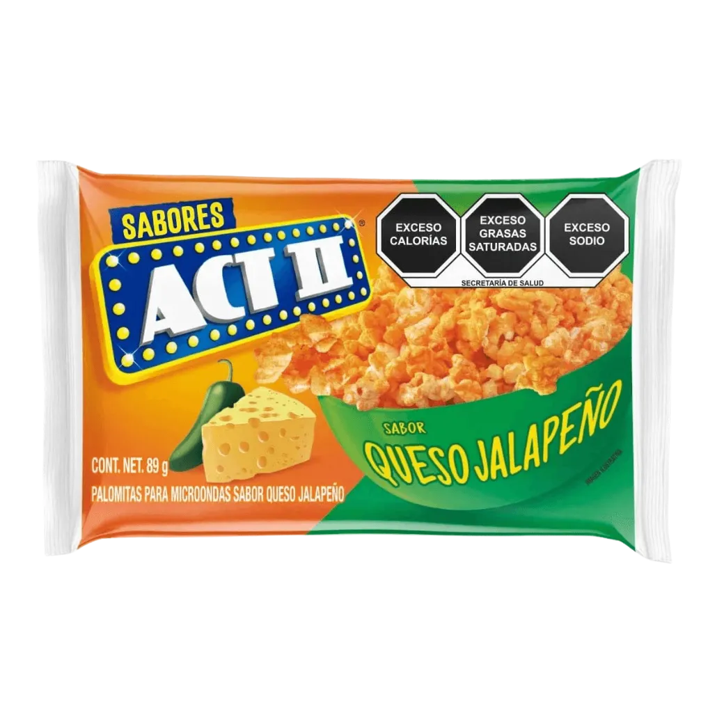 ACTII Palomitas Queso Jalapeño 89g