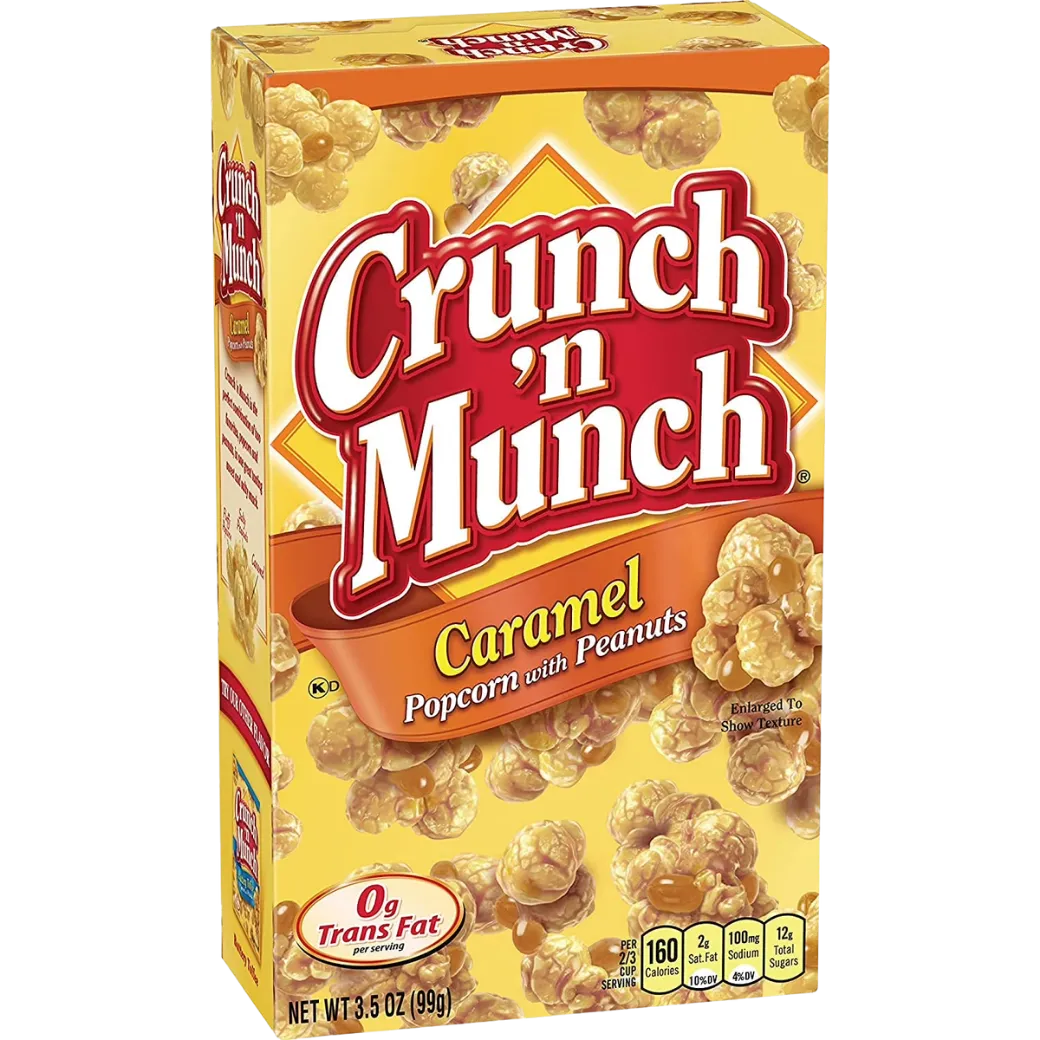 CRUNCH N'MUNCH Caramel PopCor 3.5oz