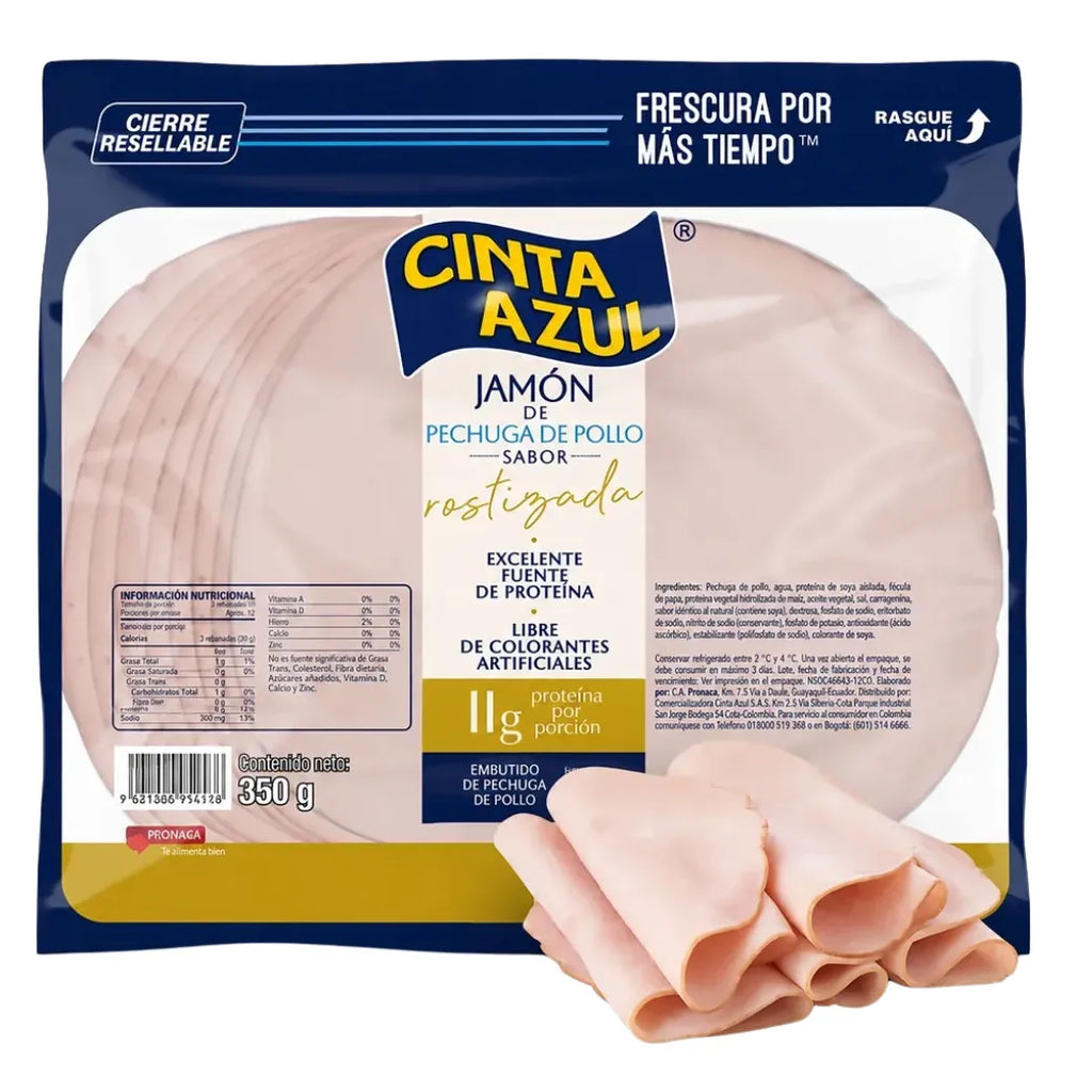 Cinta Azul Jamon Pech Rostiz 350 gr