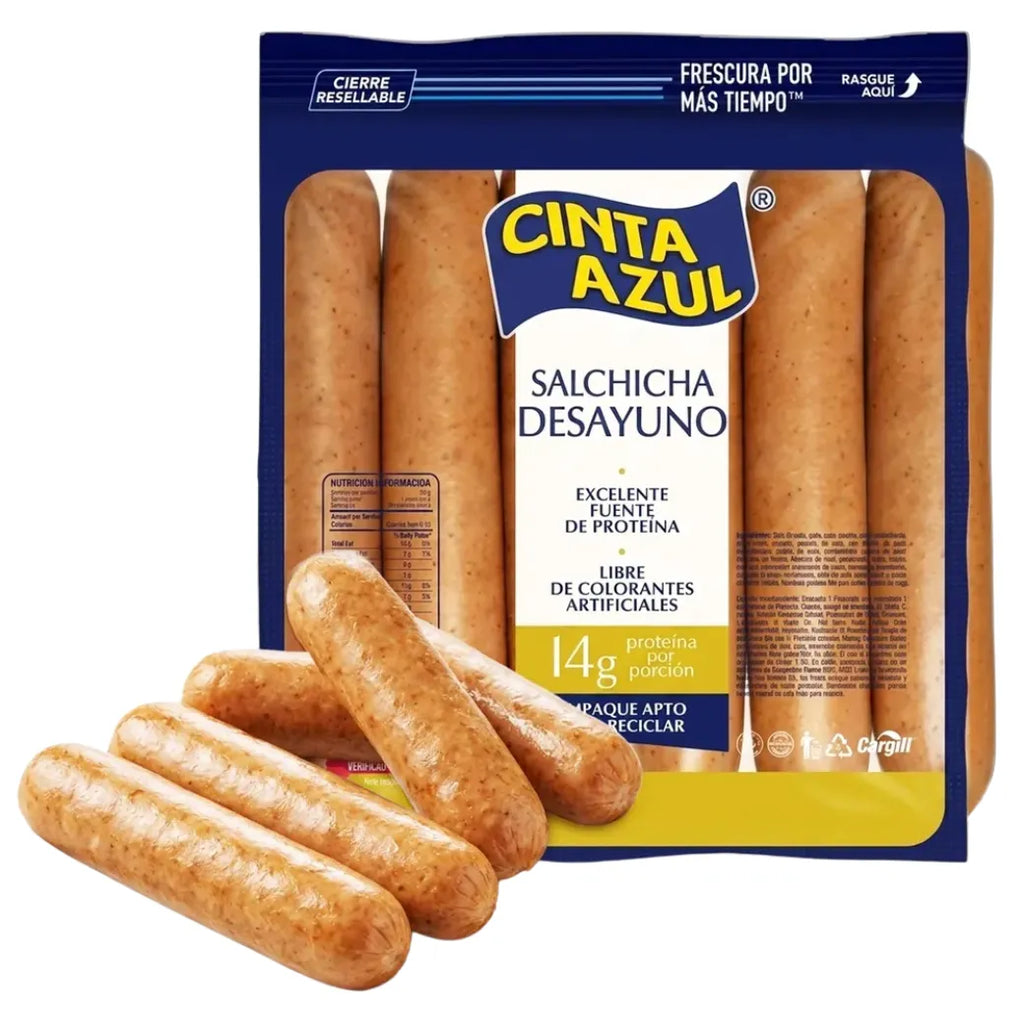 Cinta Azul Salchicha Desayu 454 gr