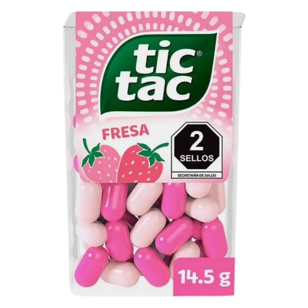 Tic Tac Pastillas Fresa 14.5g