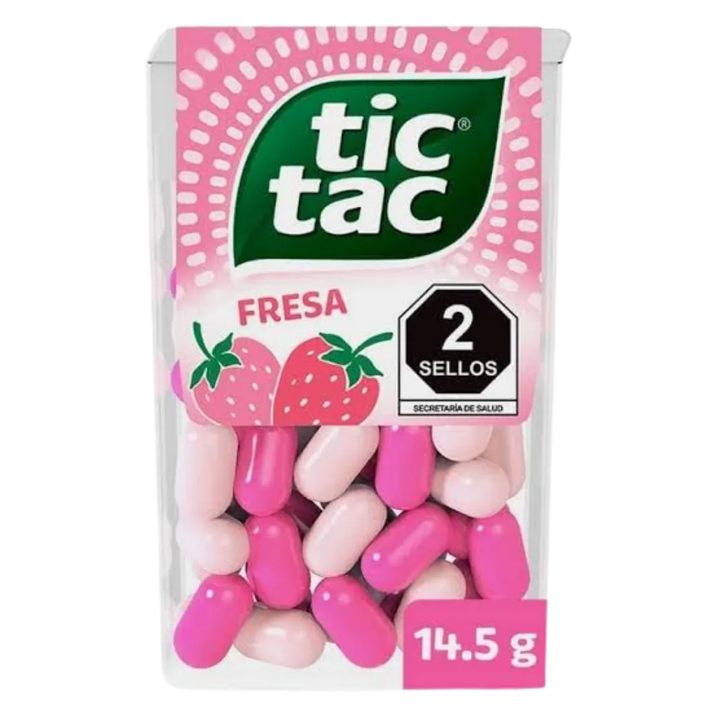 Tic Tac Pastillas Fresa 14.5g