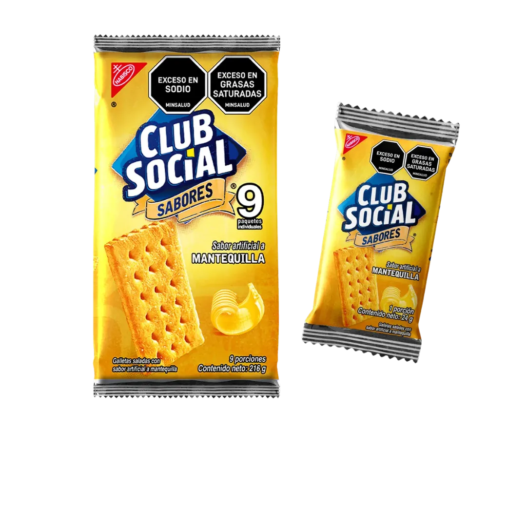 CLUB SOCIAL Mantequilla 24g