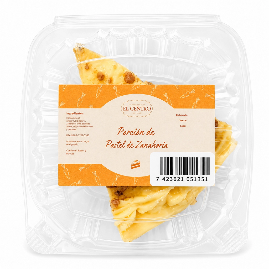 El Centro Pastel Zanahoria Slice