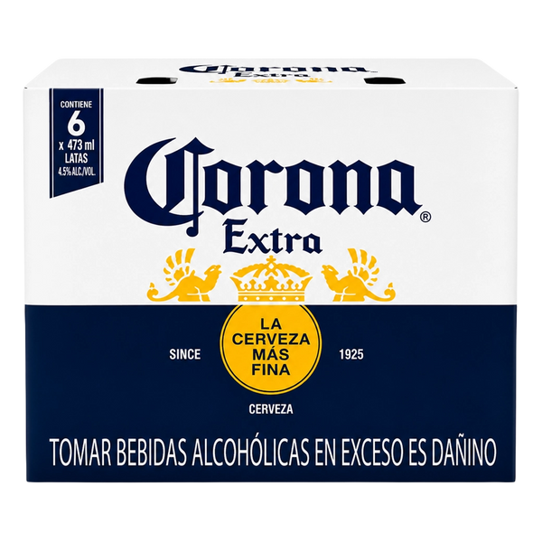 CORONA Cerveza Lata 355ml 6pk
