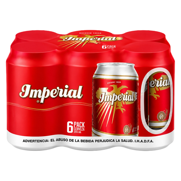 IMPERIAL Cerveza Lata 12oz 6Pk