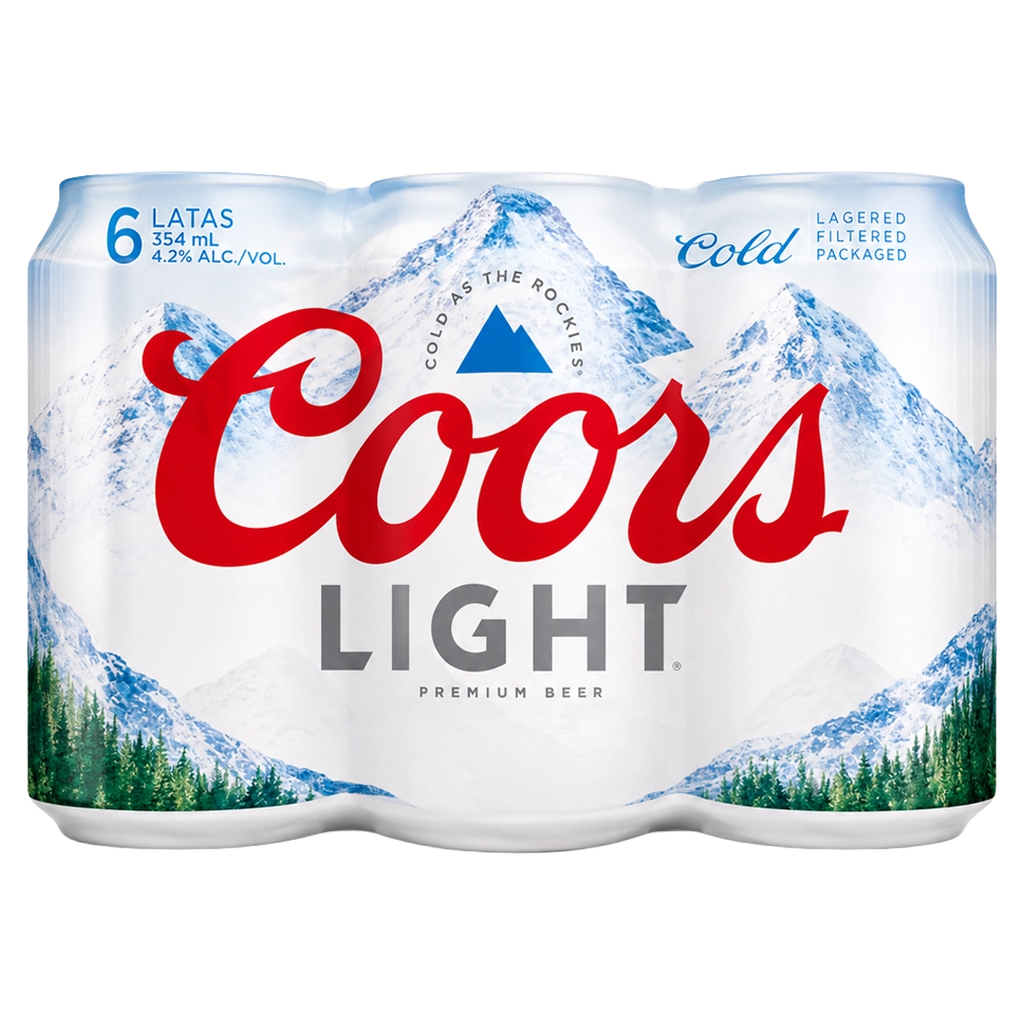 COORS LIGHT CervLata354ml 6pk