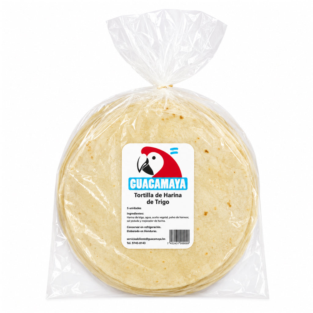 GUACAMAYA TortillaHarina Pqt 5U