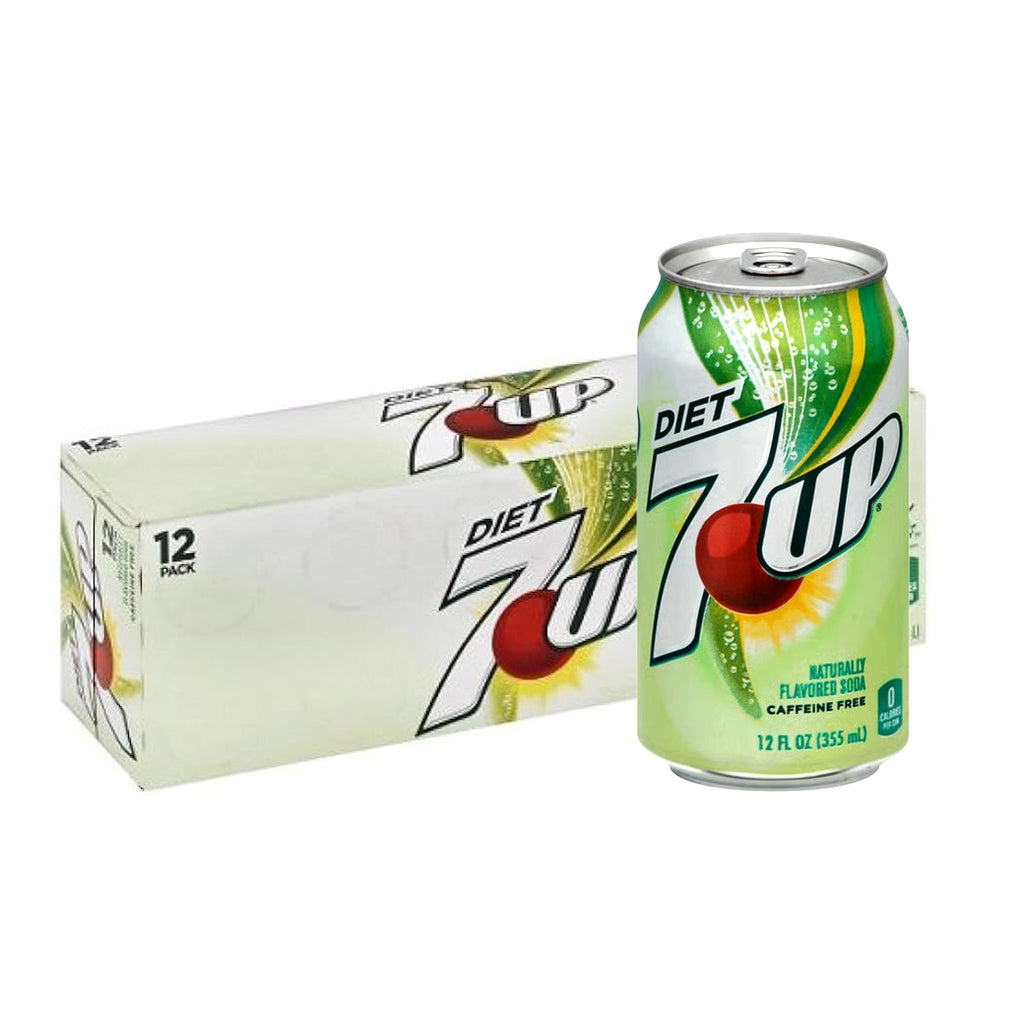 7UP Diet Naturally Lata 12 oz 12pk