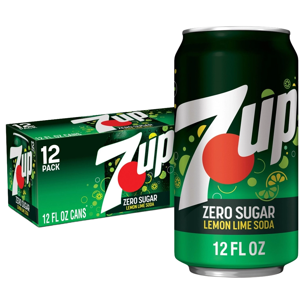 7UP Diet Naturally Lata 12 oz 12pk