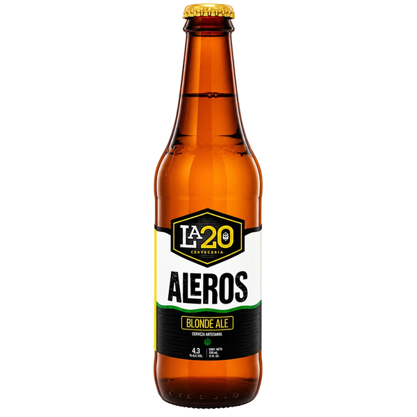 LA20 Cerveza Aleros 12 oz