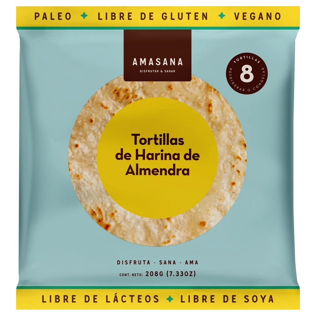 AMASANA TortillaHarinaAlmendra 208g