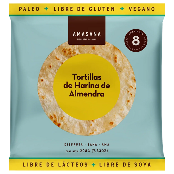 AMASANA TortillaHarinaAlmendra 208g