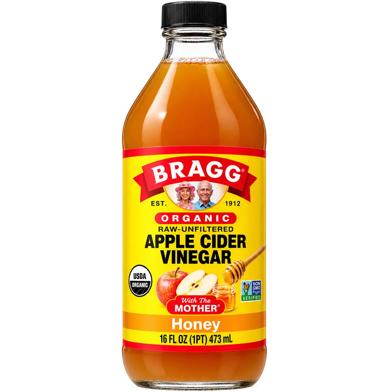 BRAGG Apple Honey Vinegar 16 fl oz