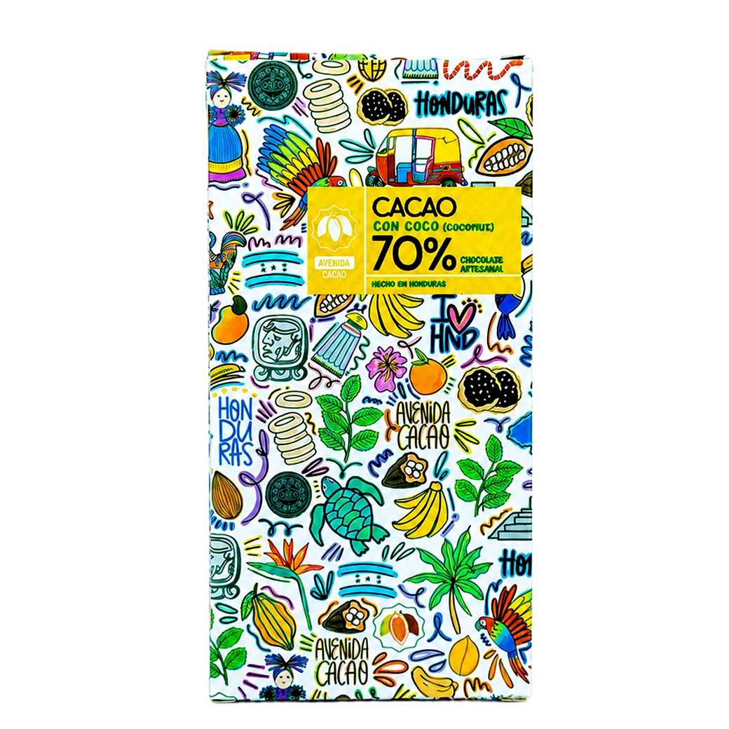 AVENIDA CACAO ChocolaC/Coco 70% 60g