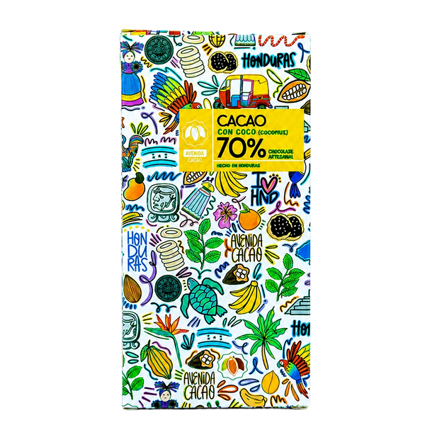 AVENIDA CACAO ChocolaC/Coco 70% 60g