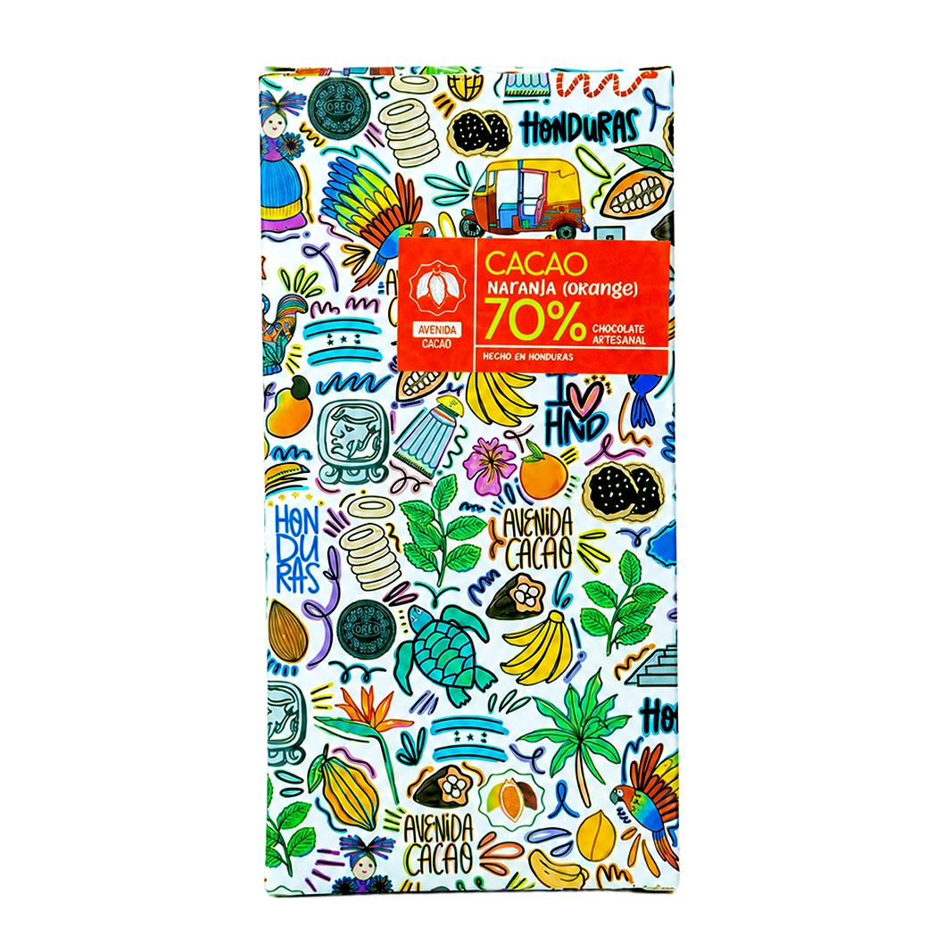 AVENIDA CACAO ChocolNaranja 70% 60g