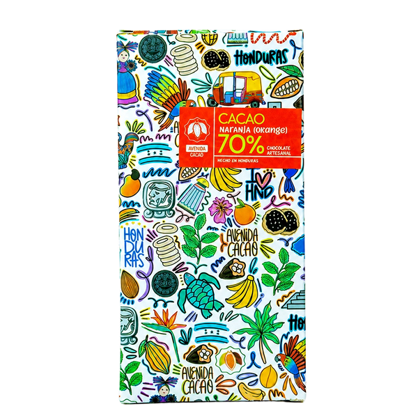 AVENIDA CACAO ChocolNaranja 70% 60g