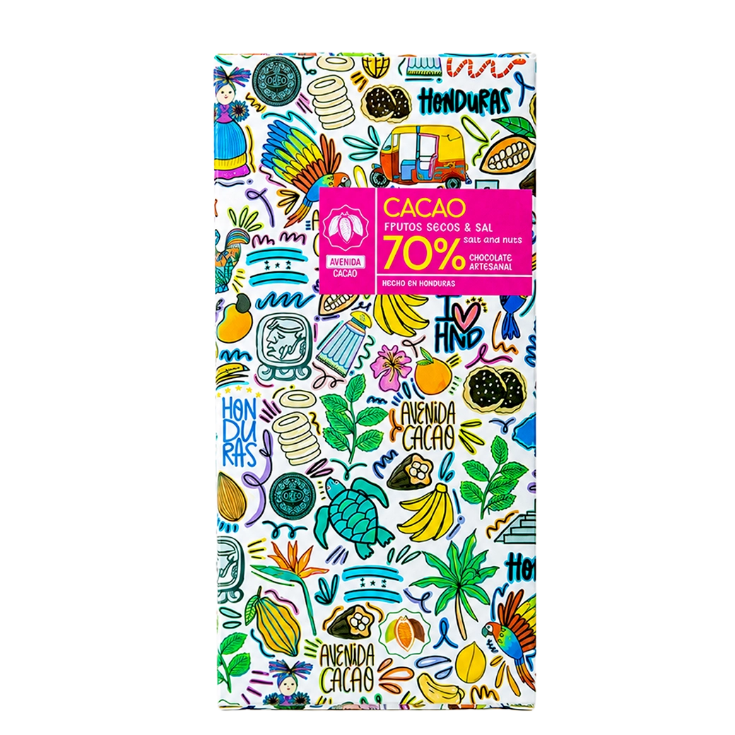 AVENIDA CACAO ChocoFrutosSecos 70%