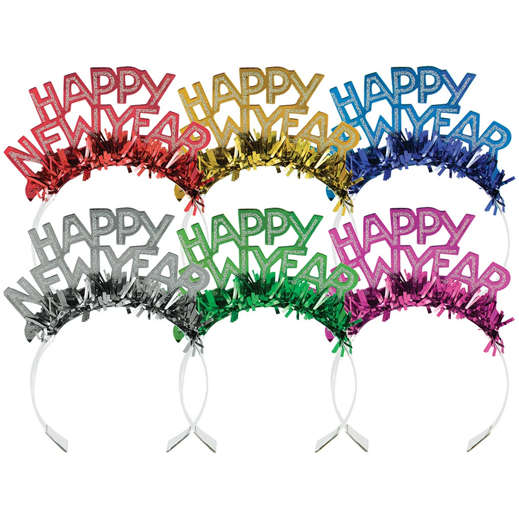 CC NewYearEve Glitter Tiaras