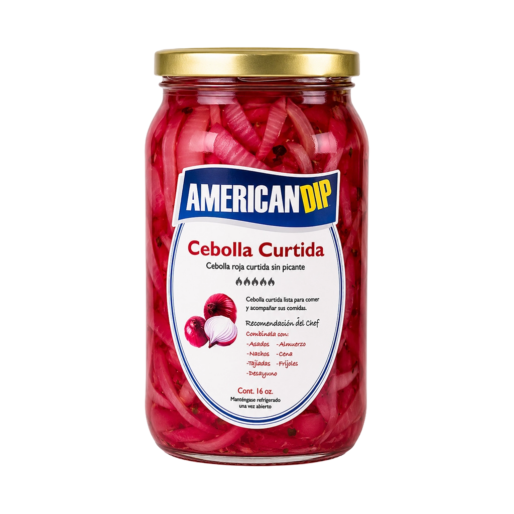 AMERICAN DIP Cebolla Curtida 16 oz