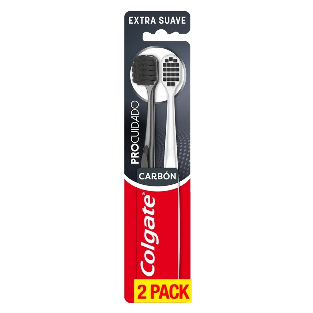 COLGATE CepilloDental Carbon 2Pk
