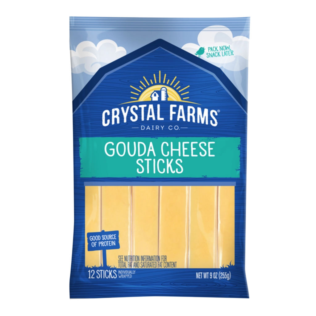 CRYSTAL F Gouda Cheese Stick 9 Oz