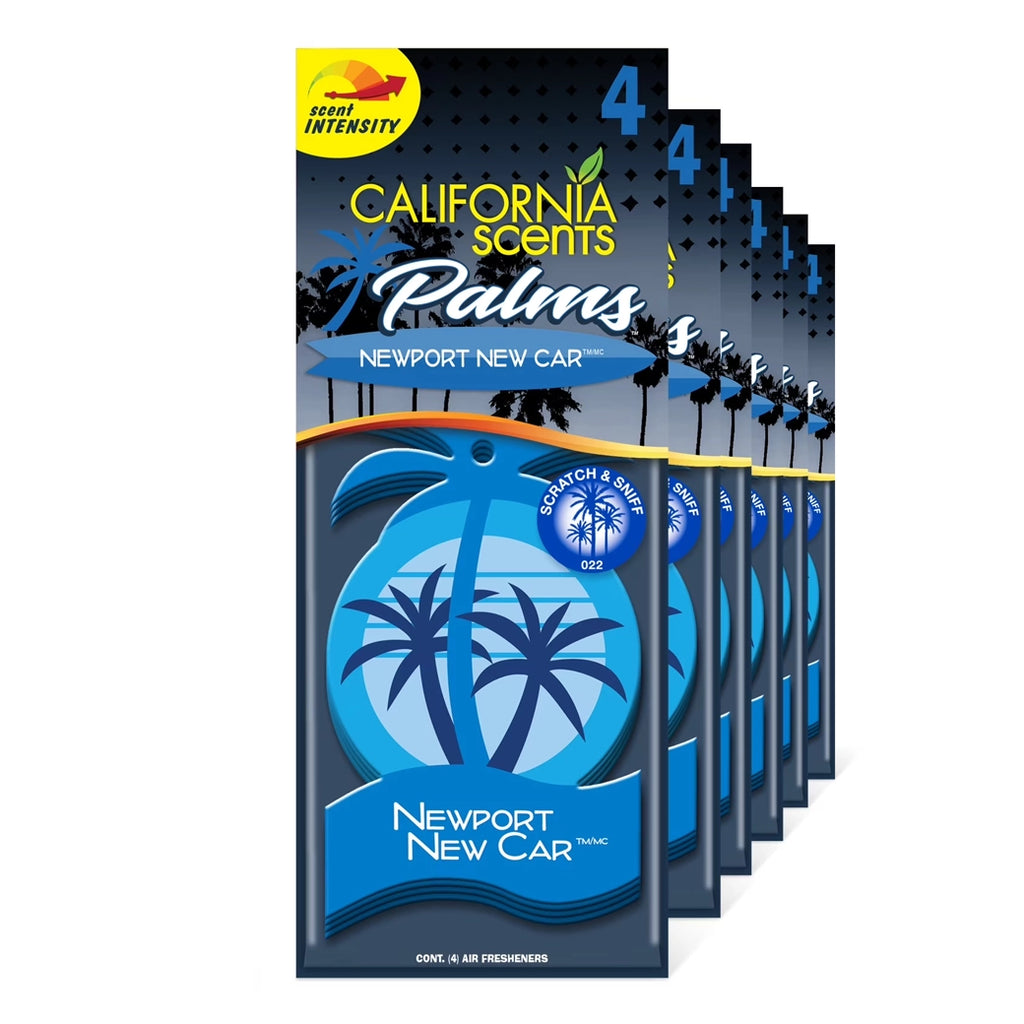 California Scents PalmeraNewCar4PK