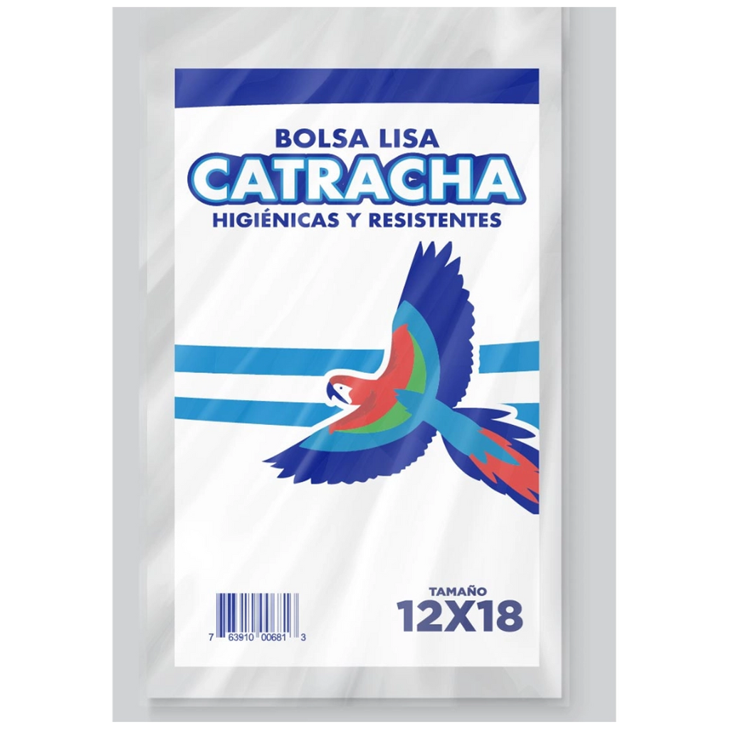 Catracha Bolsa Lisa Natural 12x18