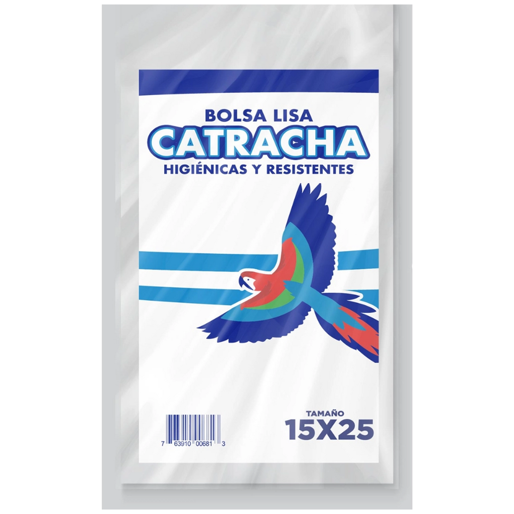Catracha Bolsa Lisa Natural 15x25