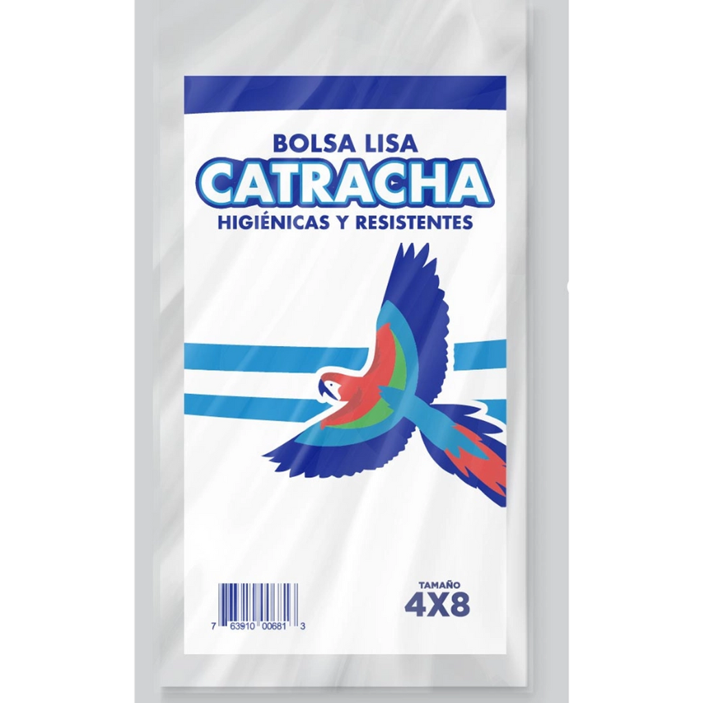 Catracha Bolsa Lisa Natural 4x8