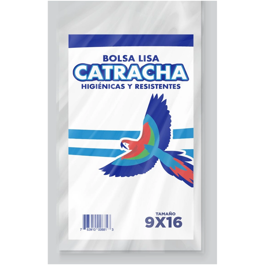 Catracha Bolsa Lisa Natural 9x16