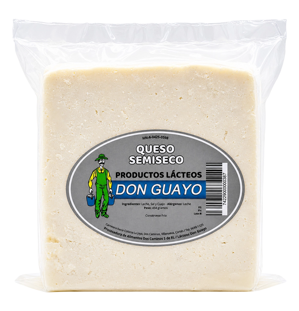DON GUAYO Queso Semi Seco Pqte