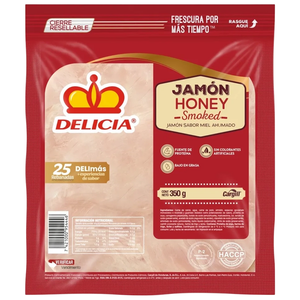 Delicia Jamon Honey S 350 gr