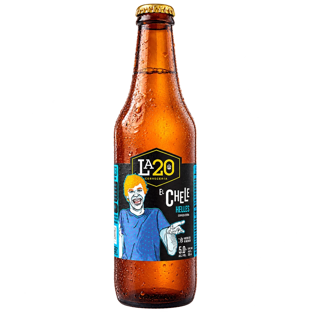 LA20 Cerveza El Chele 12oz