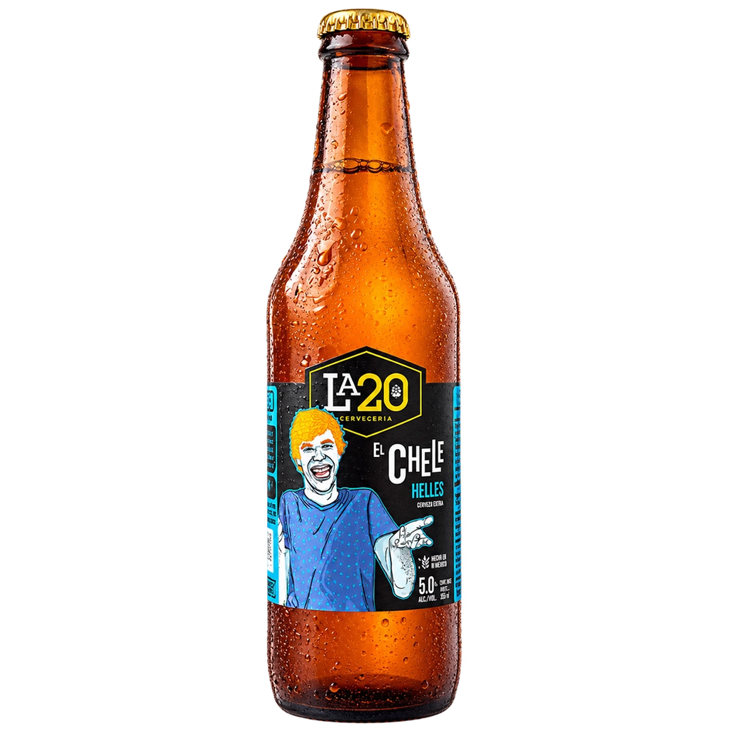 LA20 Cerveza El Chele 12oz